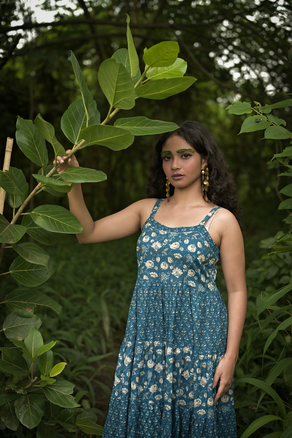 Blue Meadow Floral Dress