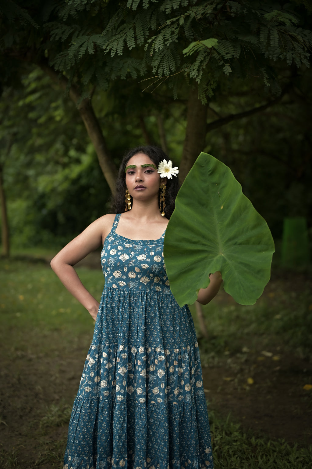 Blue Meadow Floral Dress