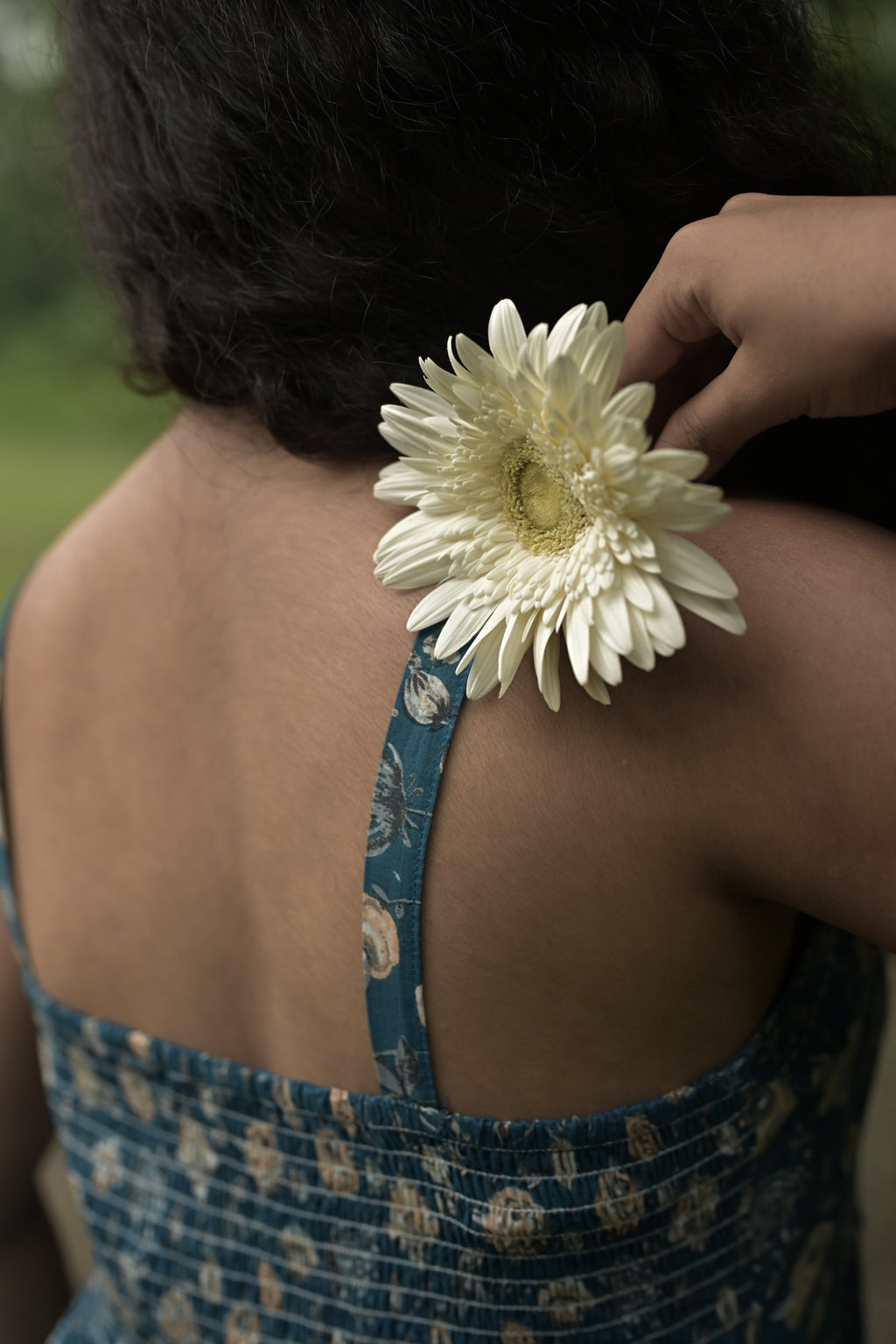 Blue Meadow Floral Dress